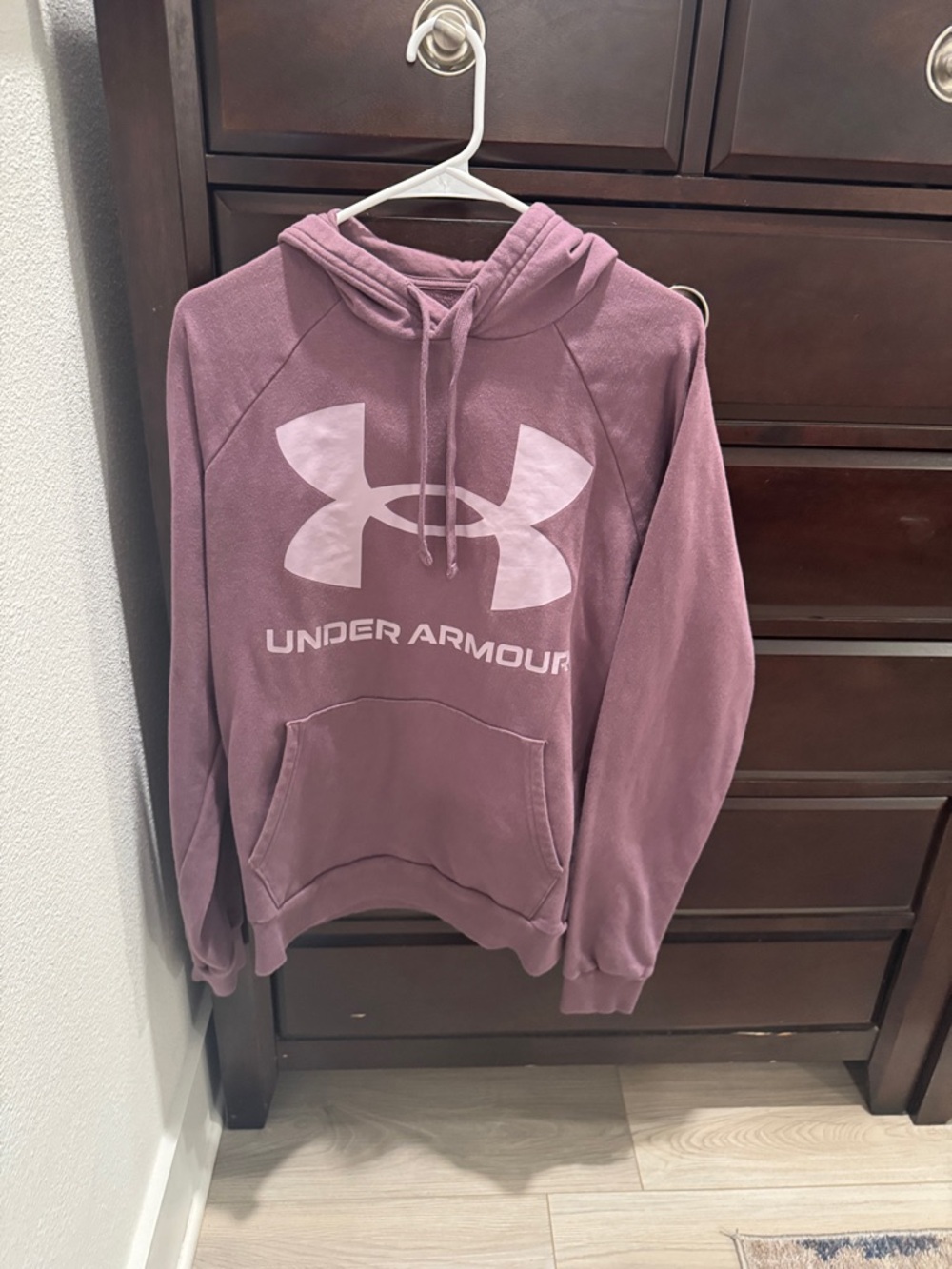 Under Armour Mauve/Pink Logo Hoodie